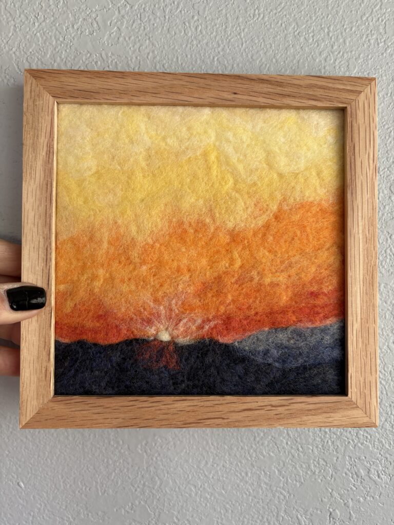 Sunrise in orange